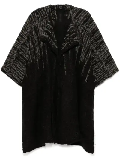 Transit knitted coat - Black