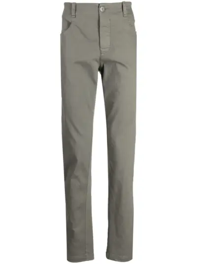 Transit mid-rise slim-cut trousers - Grey