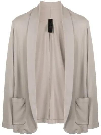 Transit shawl-lapels open-front blazer - Grey