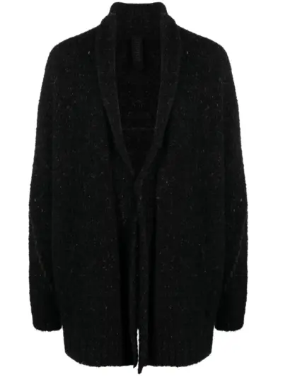 Transit single-breasted knitted coat - Black