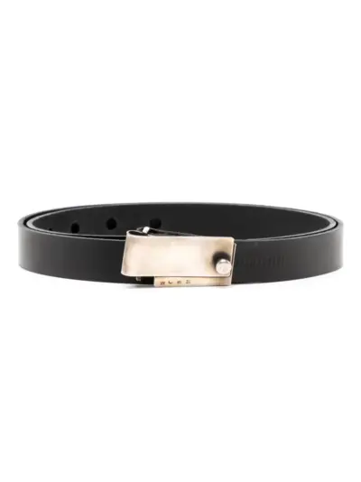 WERKSTATT:MÜNCHEN belt folded - Black