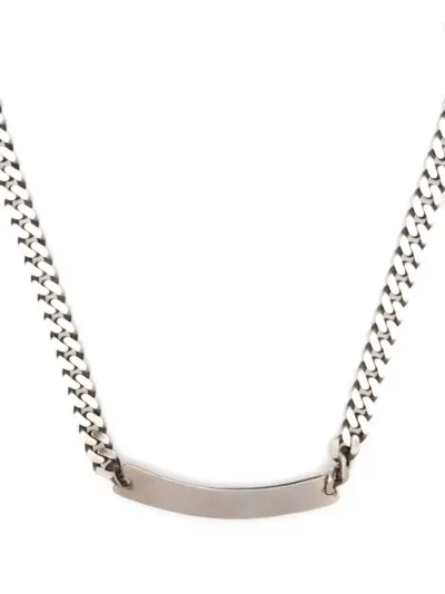WERKSTATT:MÜNCHEN cable-link chain polished-finish necklace - Silver