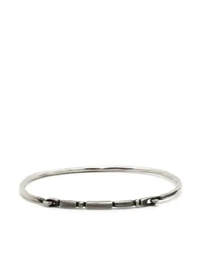 WERKSTATT:MÜNCHEN engraved cuff bracelet - Silver