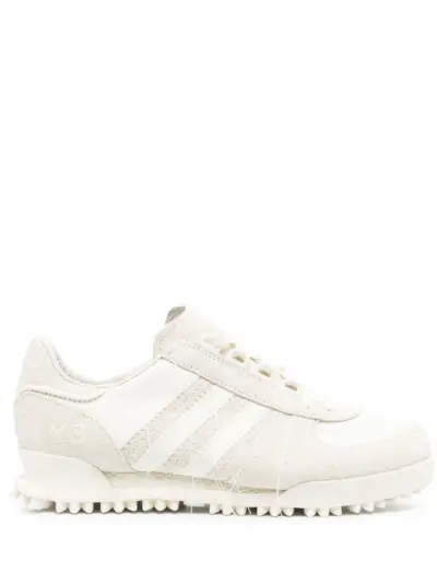 Y-3 suede low-top sneakers - Neutrals