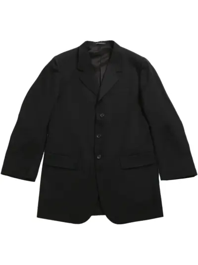 Yohji Yamamoto wool blazer - Black