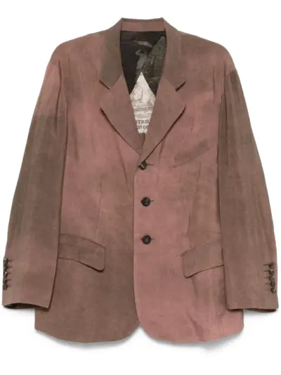 Ziggy Chen cotton blazer - Brown