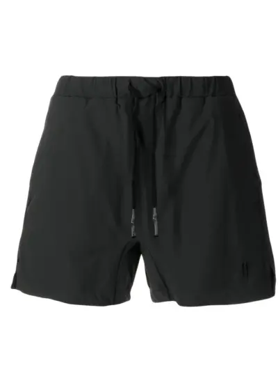 11 By Boris Bidjan Saberi embroidered-logo detail shorts - Black