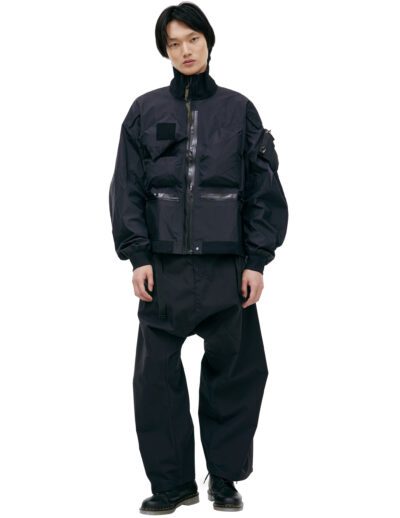 Acronym Black jacket with patch pockets