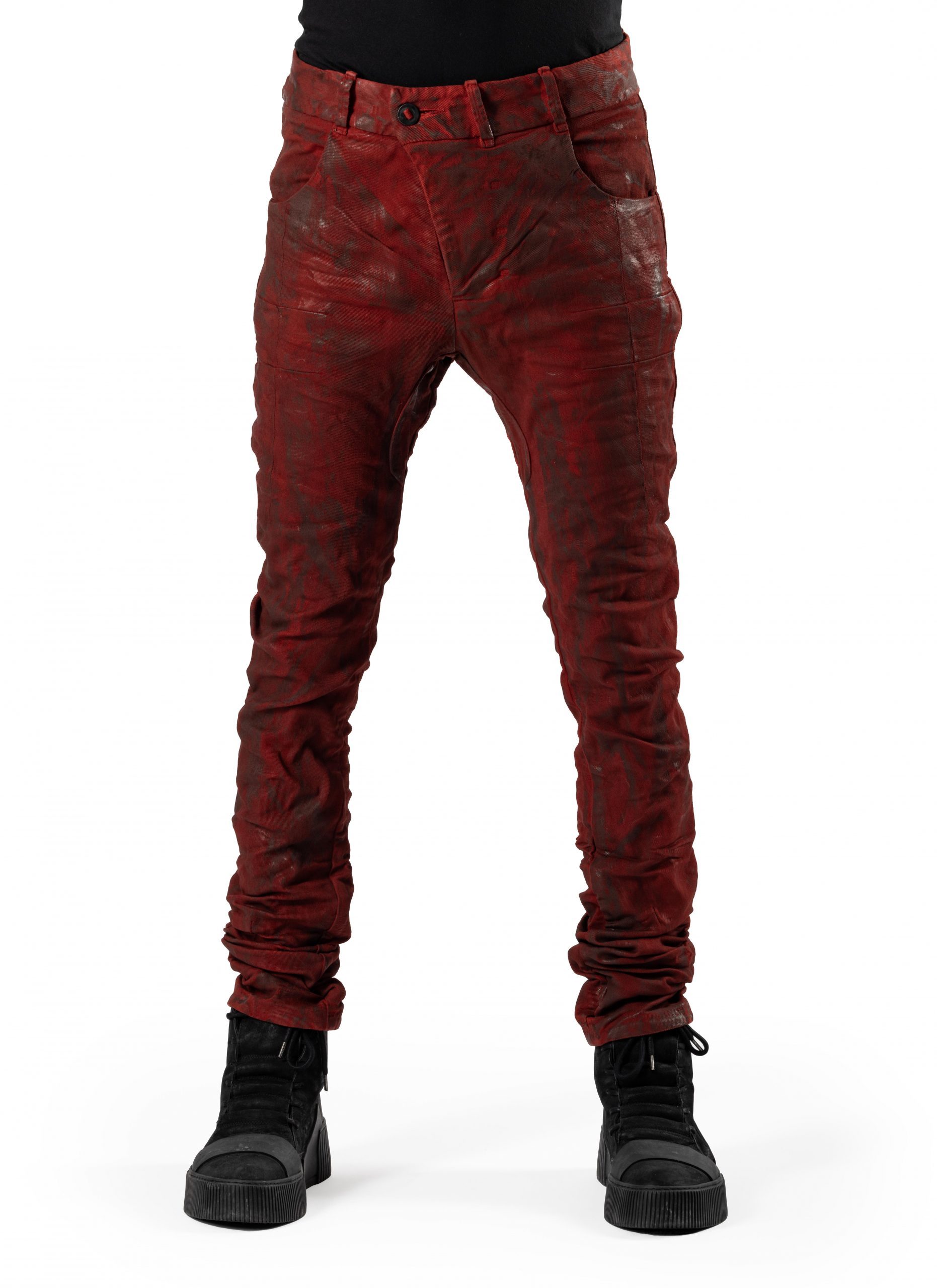Boris Bidjan Saberi P13T-F1939 スキニーデニム hide-m | Boris Bidjan Saberi pants P13TF F1939, dirty light