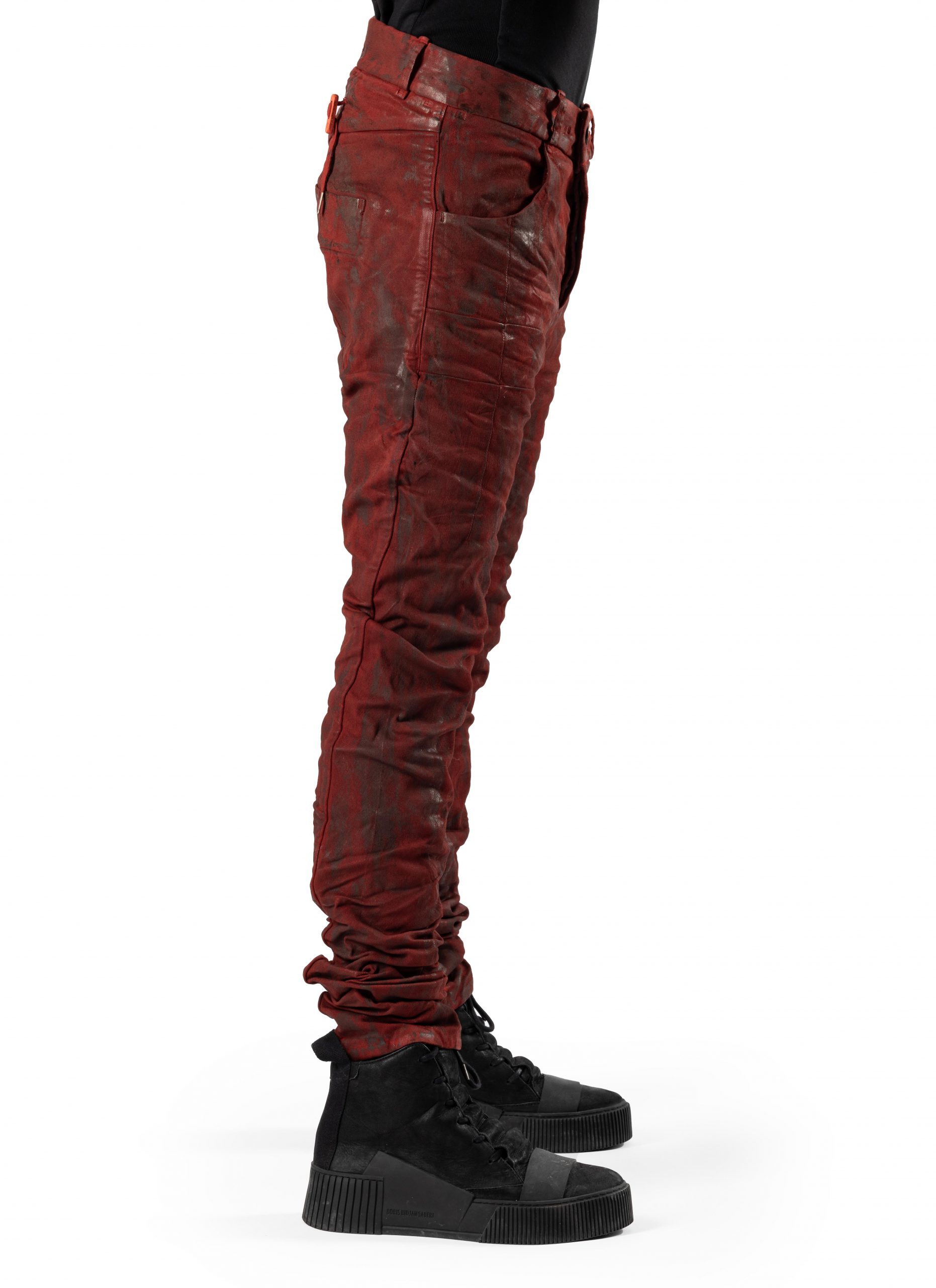 BORIS BIDJAN SABERI P13TF exclusively, blood red, 98% CO / 2% LY