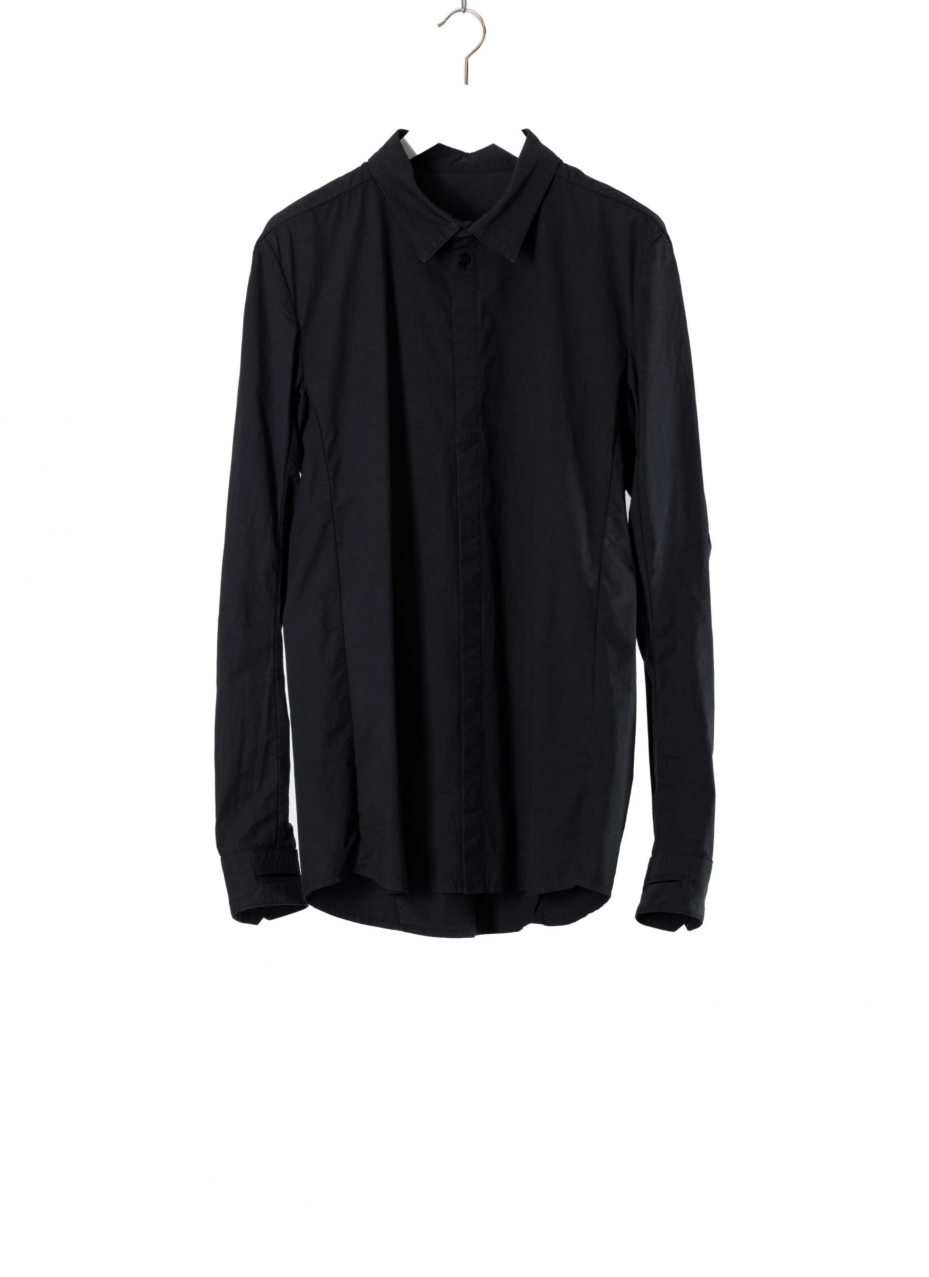BORIS BIDJAN SABERI SHIRT7, black, 84% CO / 11% LI / 5% EA (F1501M)