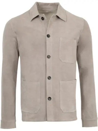 Giorgio Brato button-down shirt jacket - TORTORA