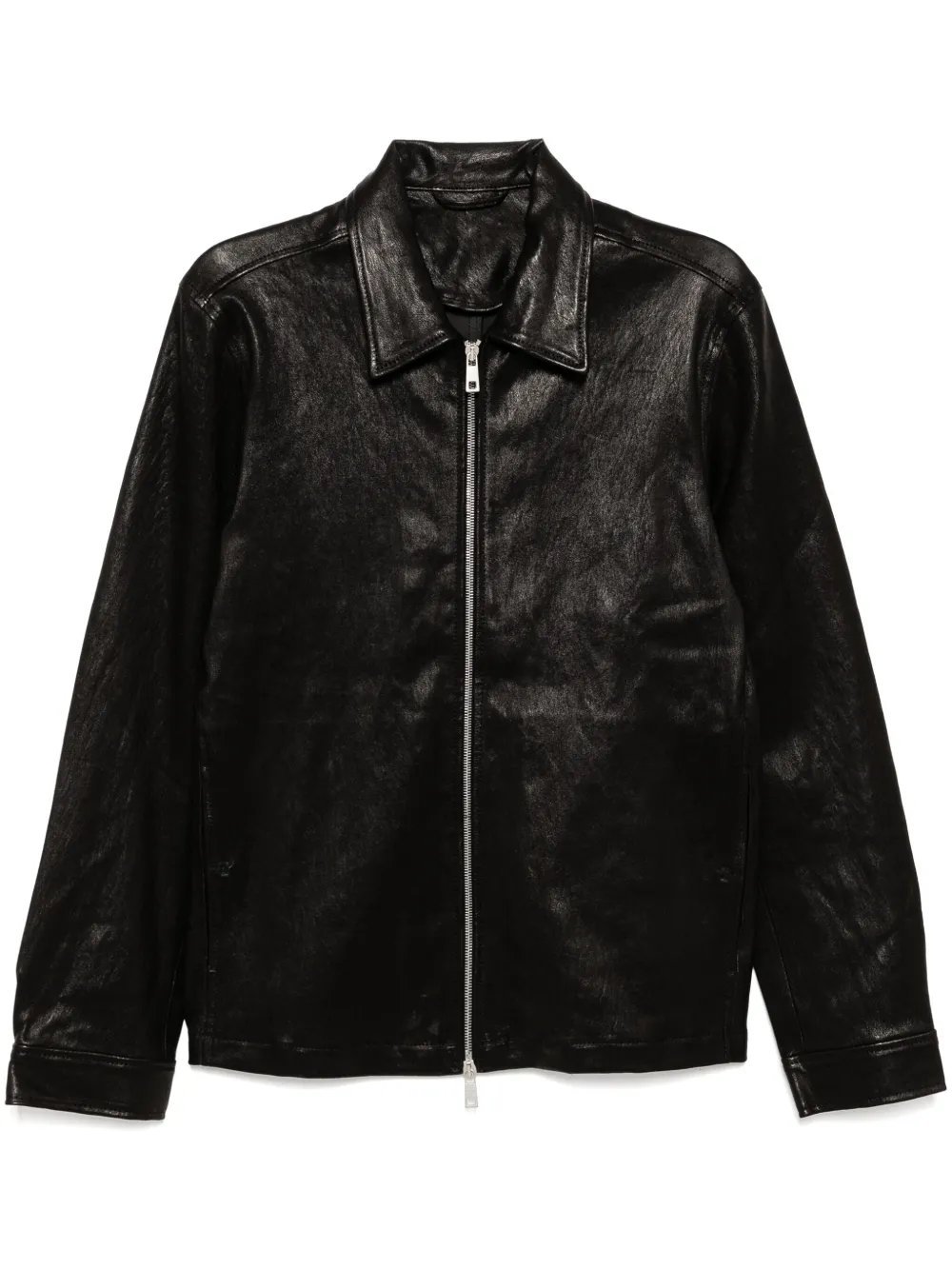 Giorgio Brato leather jacket - Black
