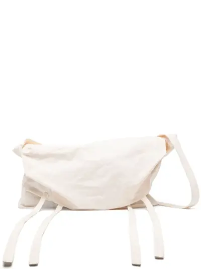 Jan Jan Van Essche front-flap cotton-blend tote bag - Neutrals