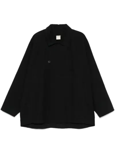 Jan Jan Van Essche twill shirt jacket - Black