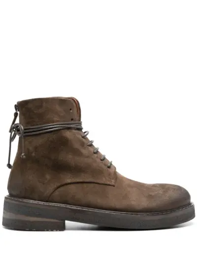Marsèll Parrucca suede lace-up boots - Brown