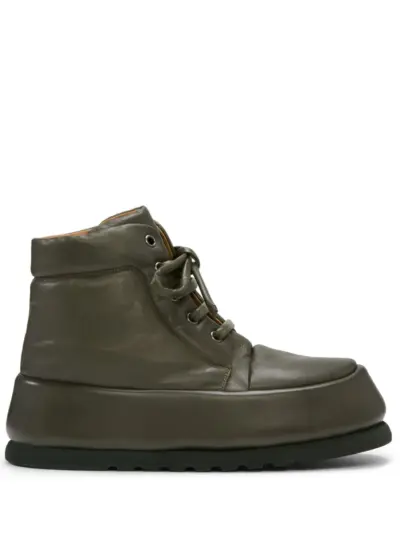 Marsèll lace-up leather boots - Green