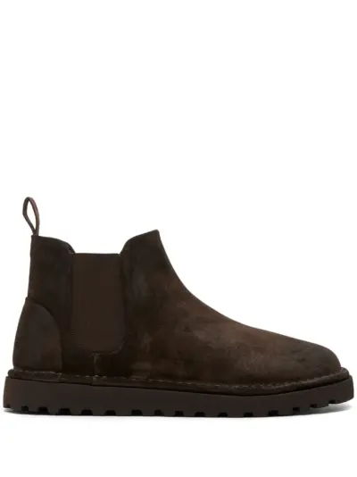 Marsèll panelled suede ankle boots - Brown