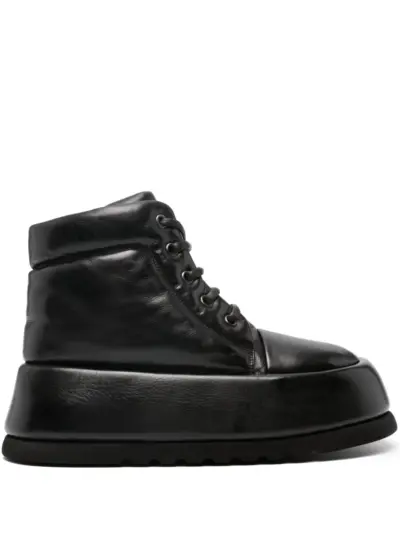 Marsèll smooth-grain leather boots - Black