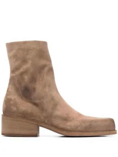 Marsèll square-toe ankle boots - Brown