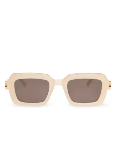 Mykita rectangle-frame sunglasses - Neutrals