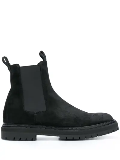 Officine Creative suede ankle boots - Black
