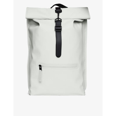 Rains Mens Rains Roll-Top Waterproof Shell Backpack
