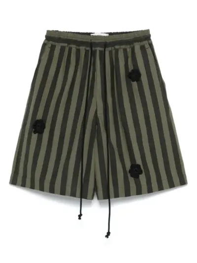 Song For The Mute Daisy bermuda shorts - Green