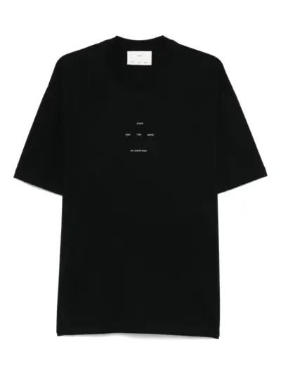 Song For The Mute logo-print T-shirt - Black