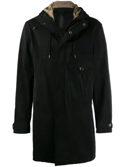 Ten C Cyclone coat - Black