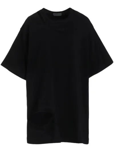 Yohji Yamamoto cotton T-shirt - Black