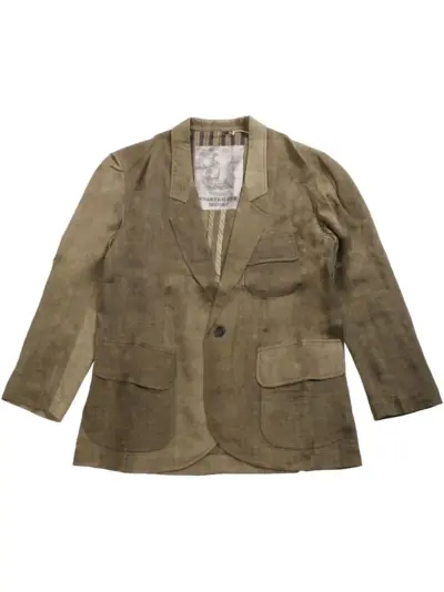 Ziggy Chen faded-effect blazer - Green