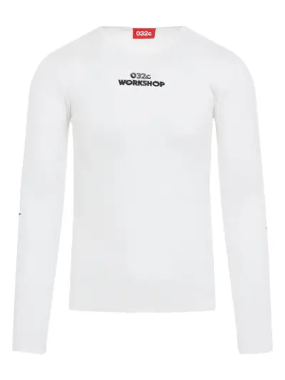032c organic cotton t-shirt - White