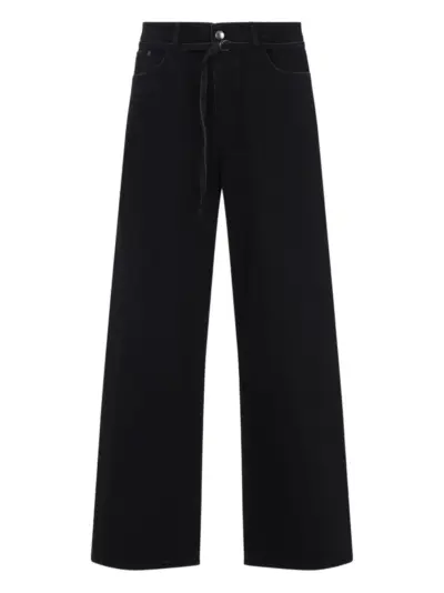 032c straight-leg jeans - Black