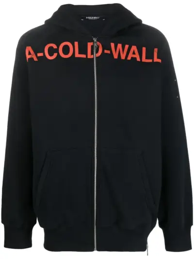 A-COLD-WALL* Sphere logo-print hoodie - Black