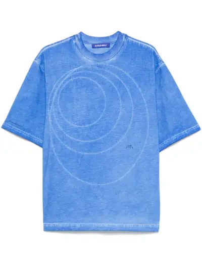 A-COLD-WALL* logo-print T-shirt - Blue