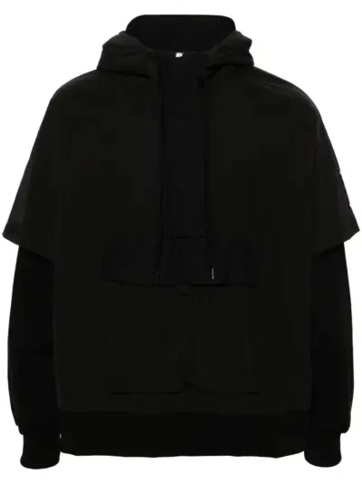 A-COLD-WALL* overlay "Onyx" hoodie - Black