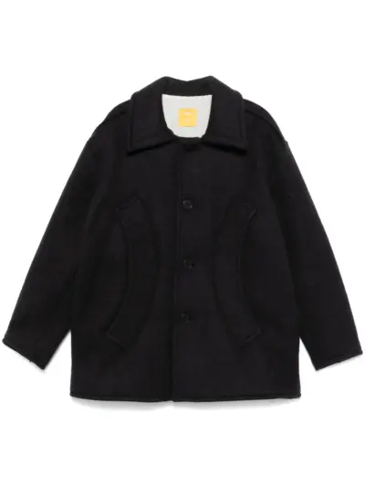 AIREI brushed coat - Black