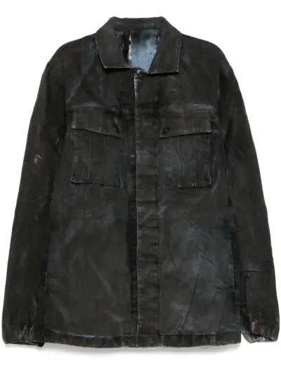 Boris Bidjan Saberi button fastening jacket - Grey