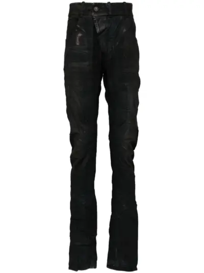 Boris Bidjan Saberi drop-crotch skinny jeans - Black