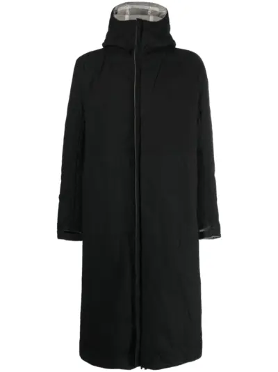 Boris Bidjan Saberi reversible padded coat - Black