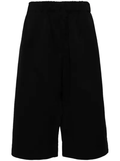Casey Casey Yama cotton shorts - Black