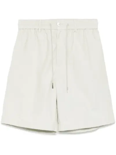 Feng Chen Wang drawstring fastening waist shorts - Grey