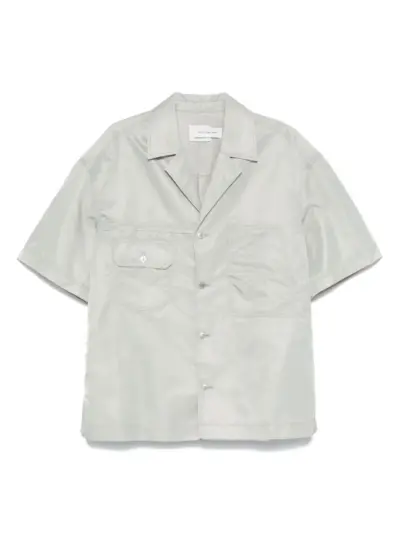 Feng Chen Wang logo-embroidered shirt - Green
