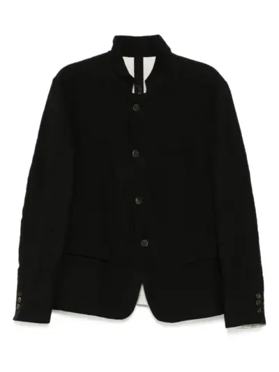 Forme D'expression stand up-collar jacket - Black