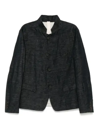 Forme D'expression stand up-collar jacket - Blue