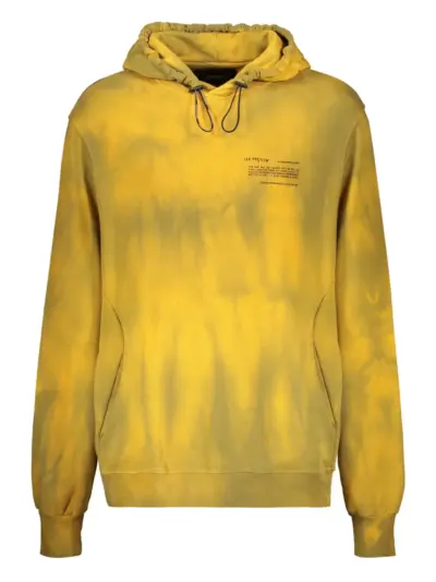 ISO.POETISM tie-dye print hoodie - Orange