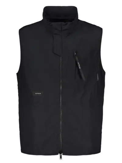 ISO.POETISM zip-up gilet - Black