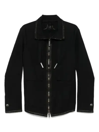 Isaac Sellam Experience high-neck zipper-pockets jacket - Black