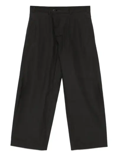 Jan Jan Van Essche cotton trousers - Black